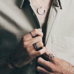 Anillos hombre de plata hecho a mano
