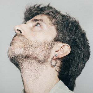 Pendiente Hombre de plata artesanal