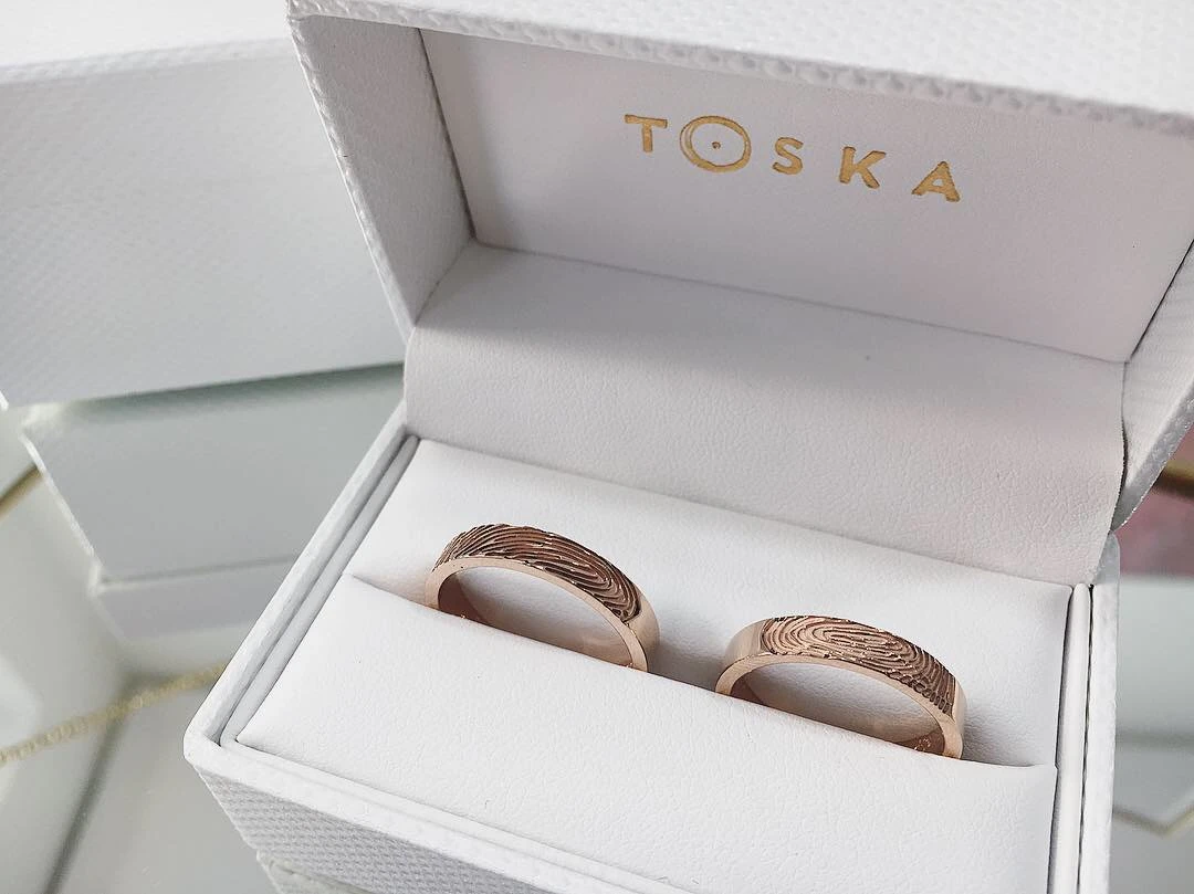 alianzas de boda personalizadas oro rosa