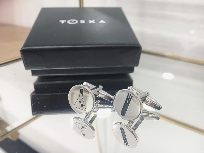 gemelos personalizados boda plata