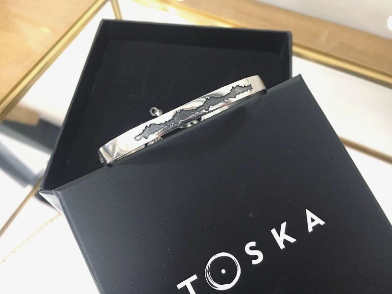 pulsera personalizada plata