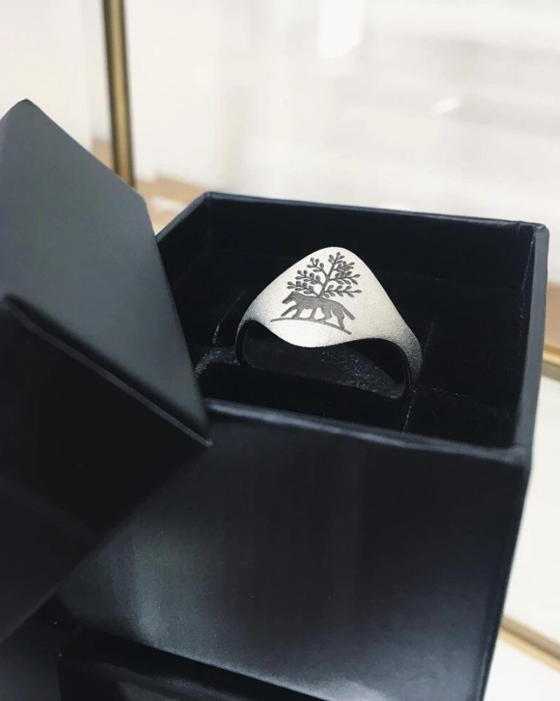 Anillo plata personalizado